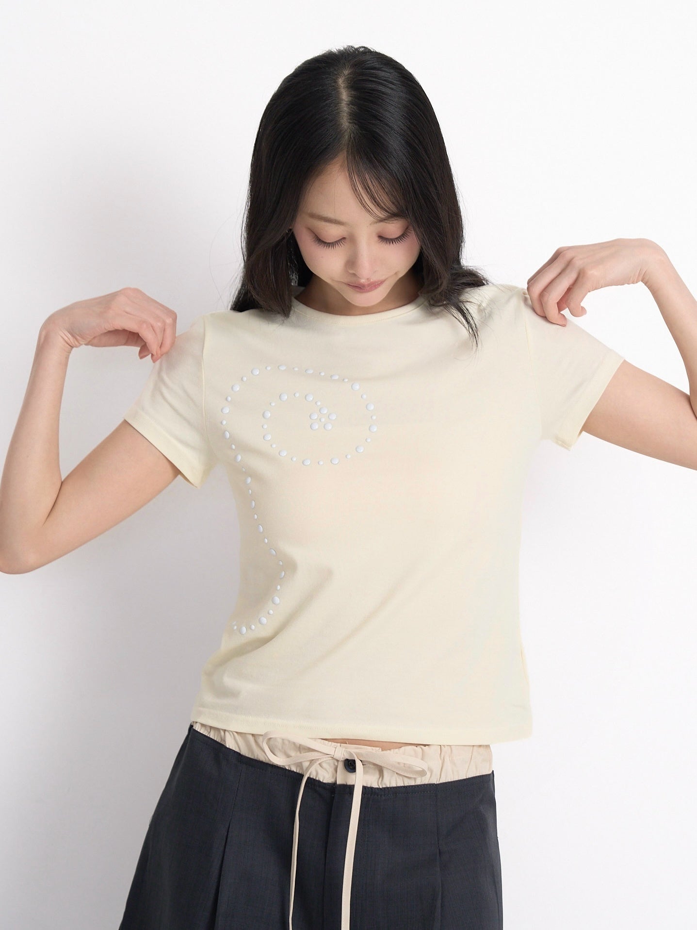 dot swirl tops
