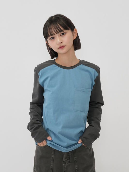 pocket raglan t