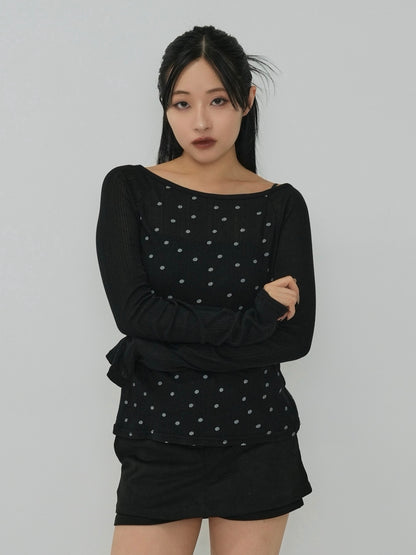 light dot raglan tops