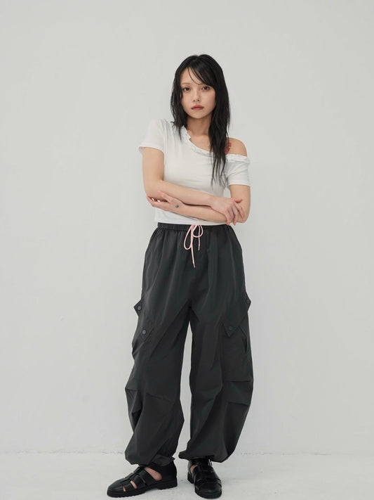 accent string pants
