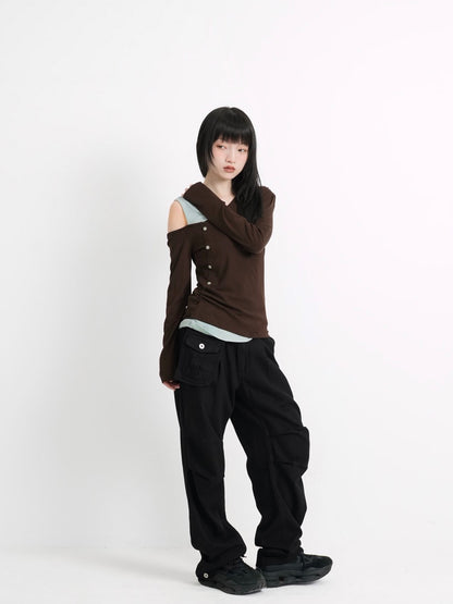 panel pocket cargo pants