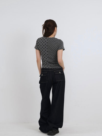 panel half dot tops