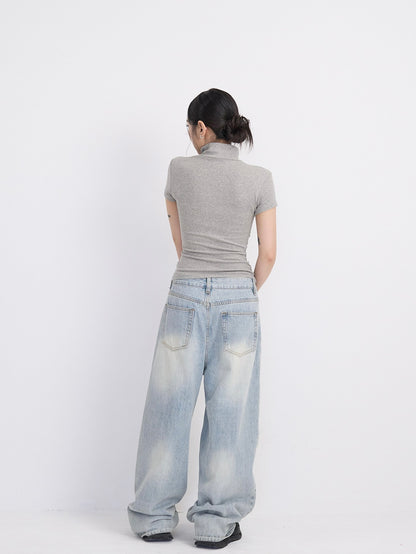 slim hook detail tops
