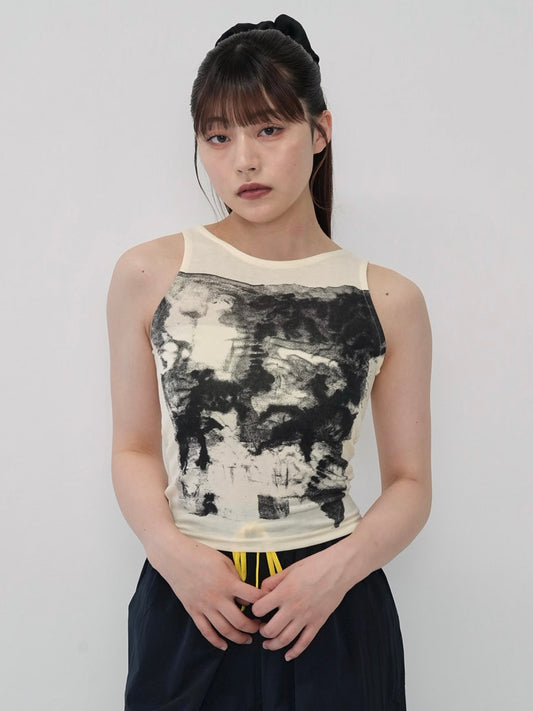 art print tank top