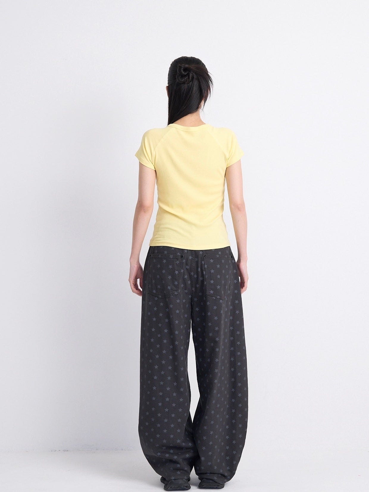 star dot balloon pants