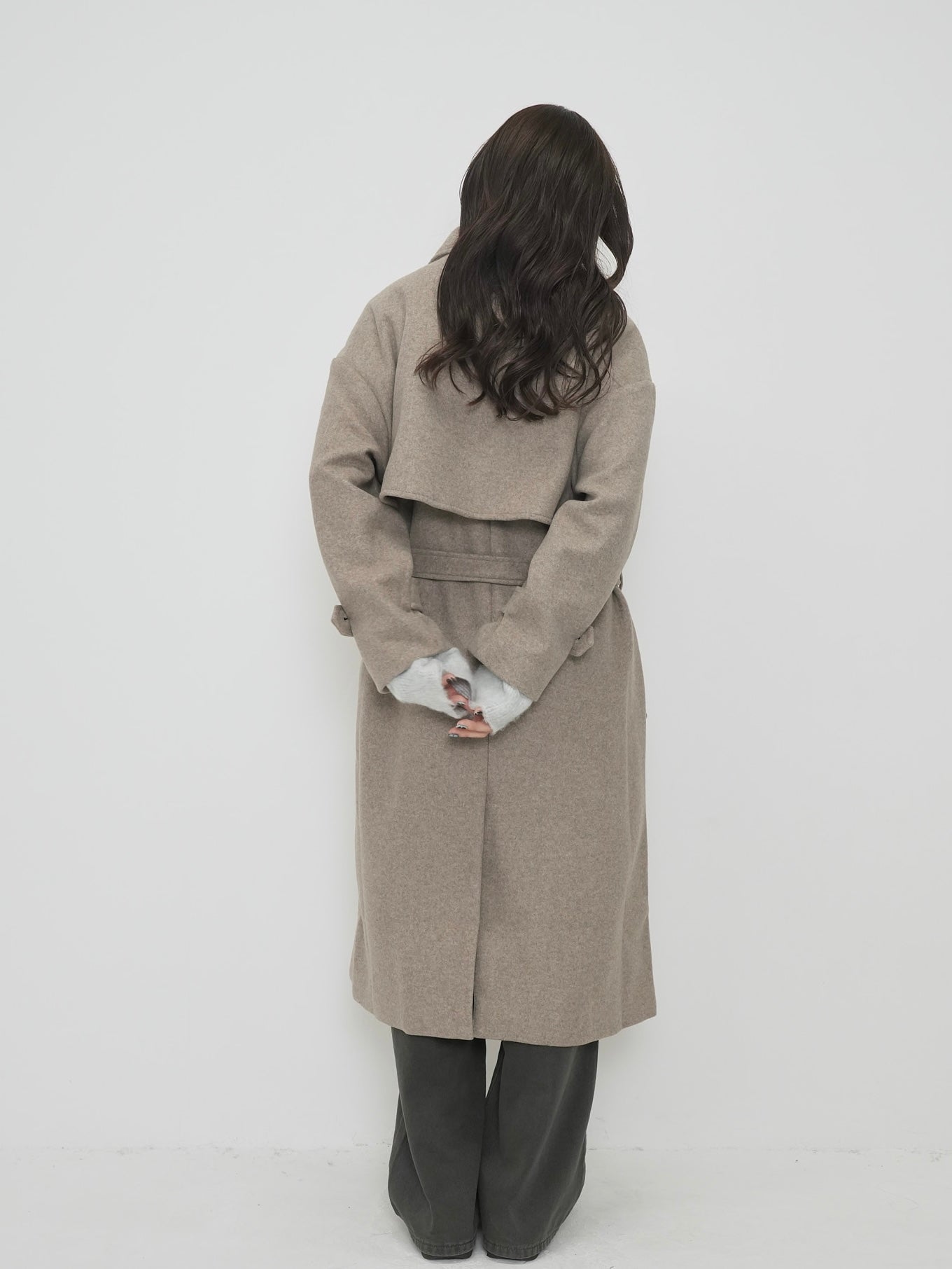 trench wool coat