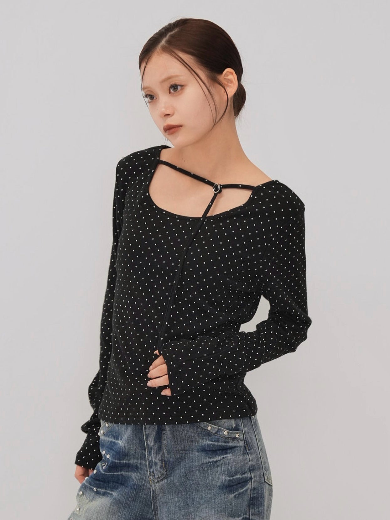 dot strap tops