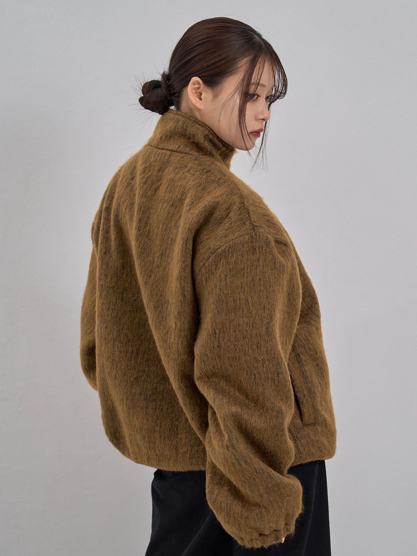 ジャケット・アウター Enewdnina mohair wool blouson mohair tuck blouson – enewdnina