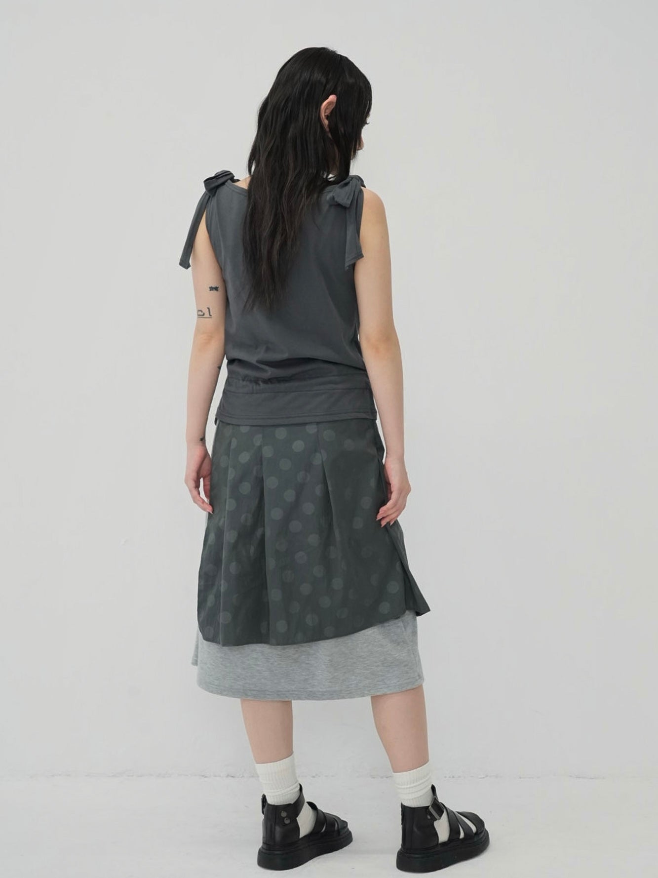 ribbon strap gather tops