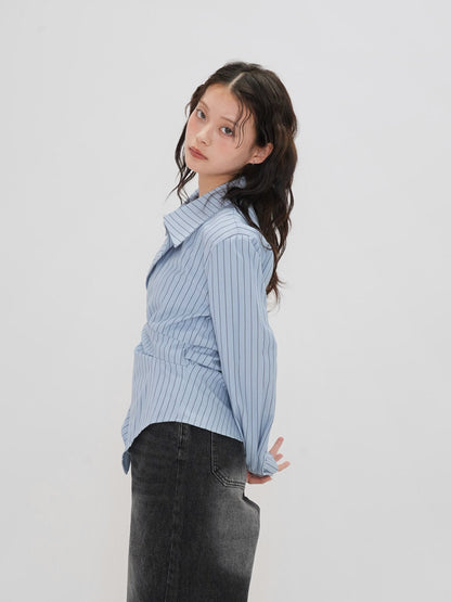 wrap ribbon shirt