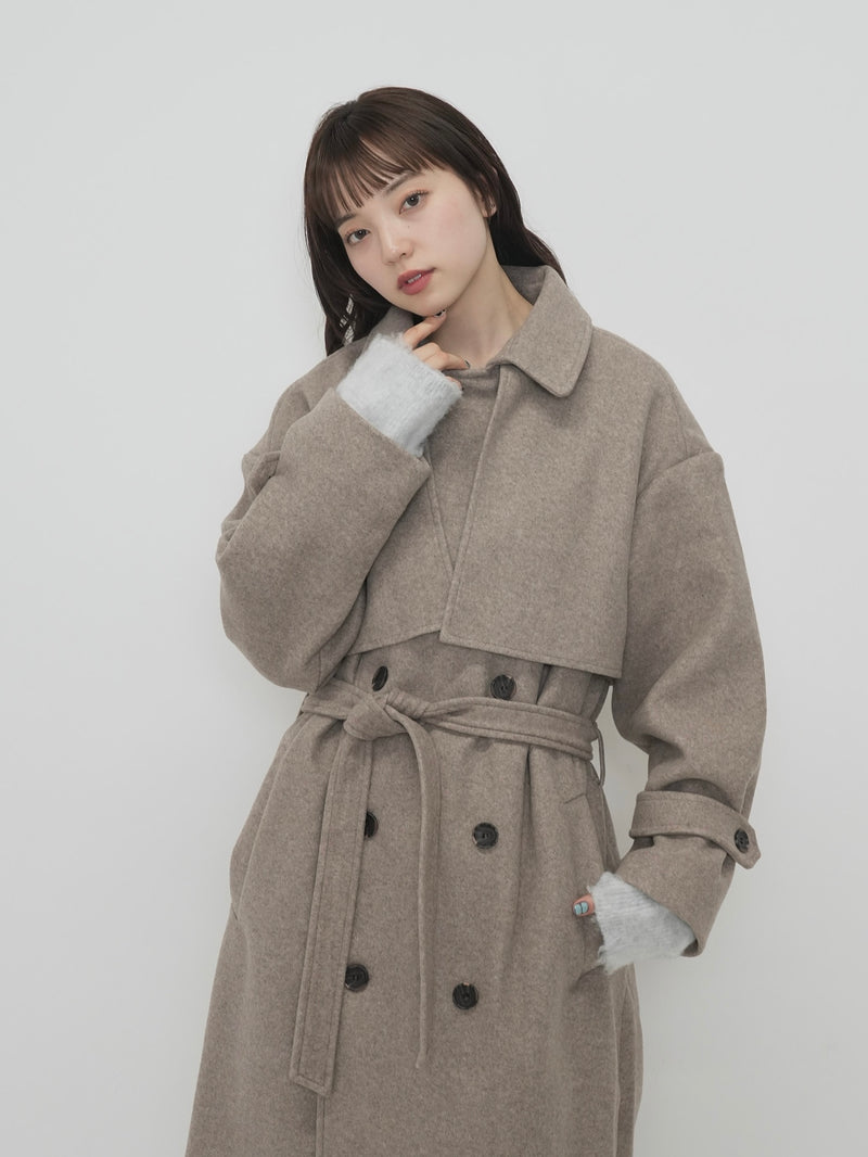 trench wool coat