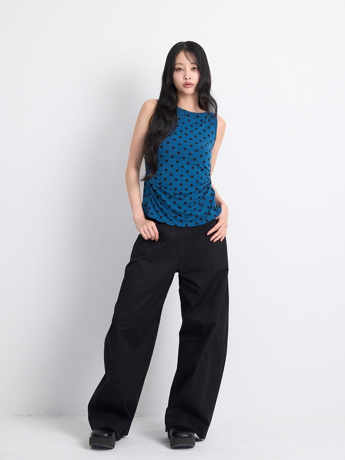 dot back cut out tops
