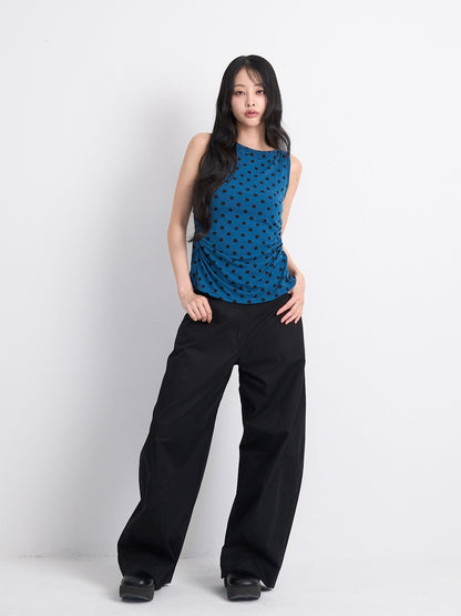 dot back cut out tops