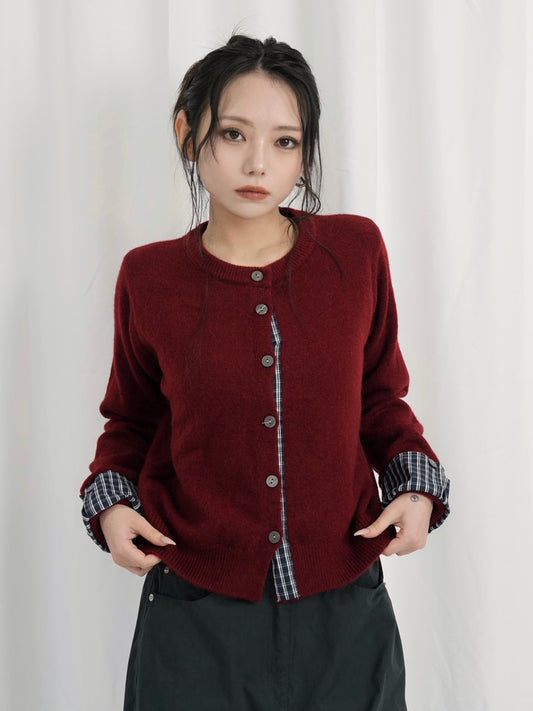 check shirt knit