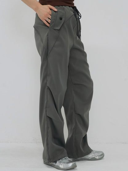 drawstring cargo pants