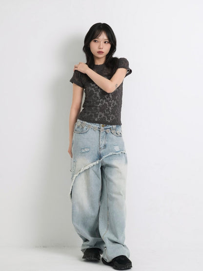flower lace t
