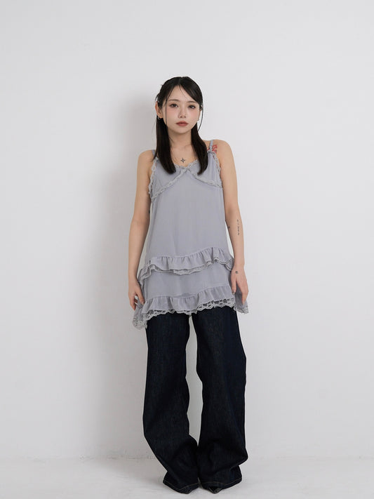 lace slip mini onepiece
