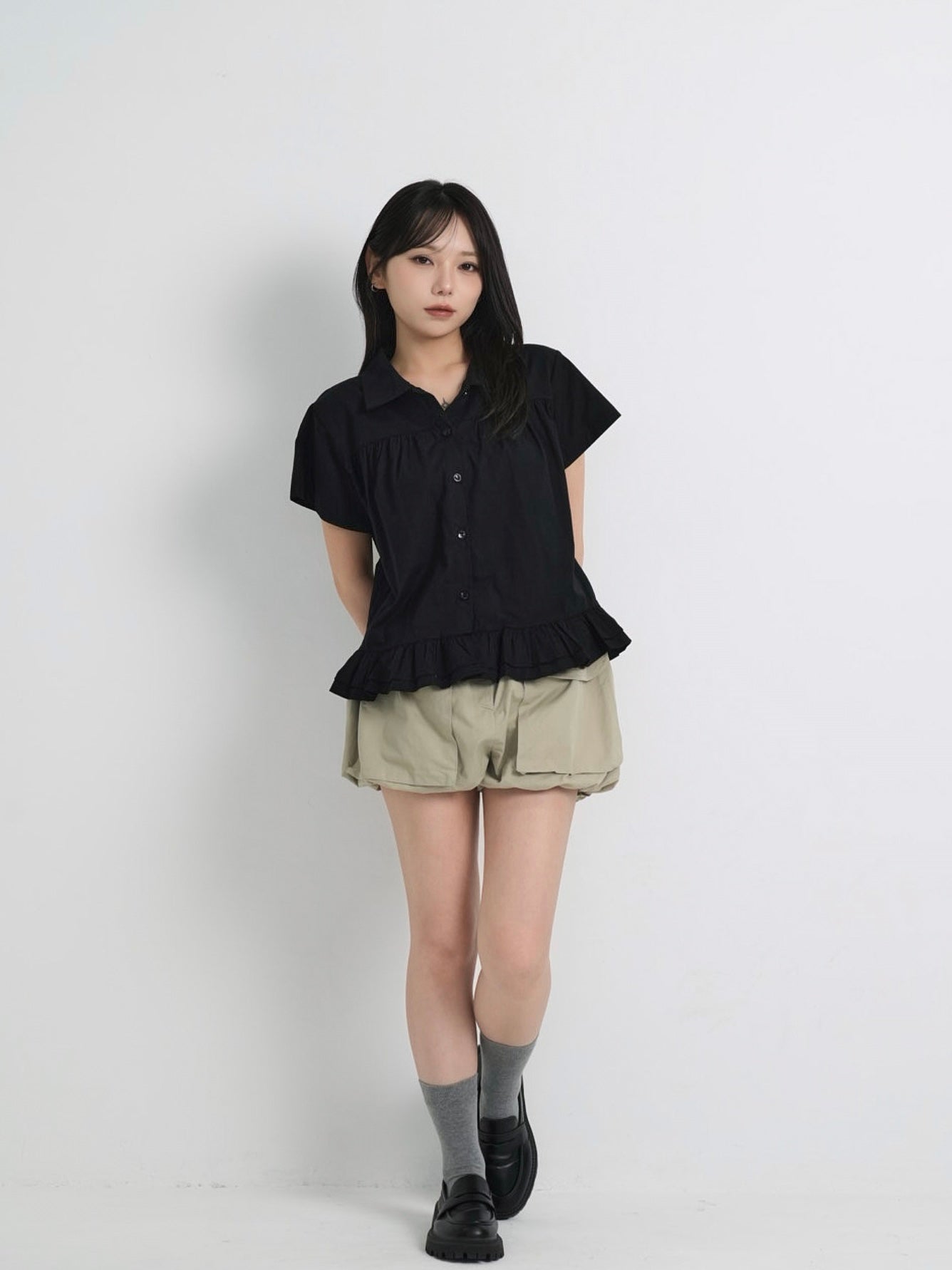 cargo balloon shorts