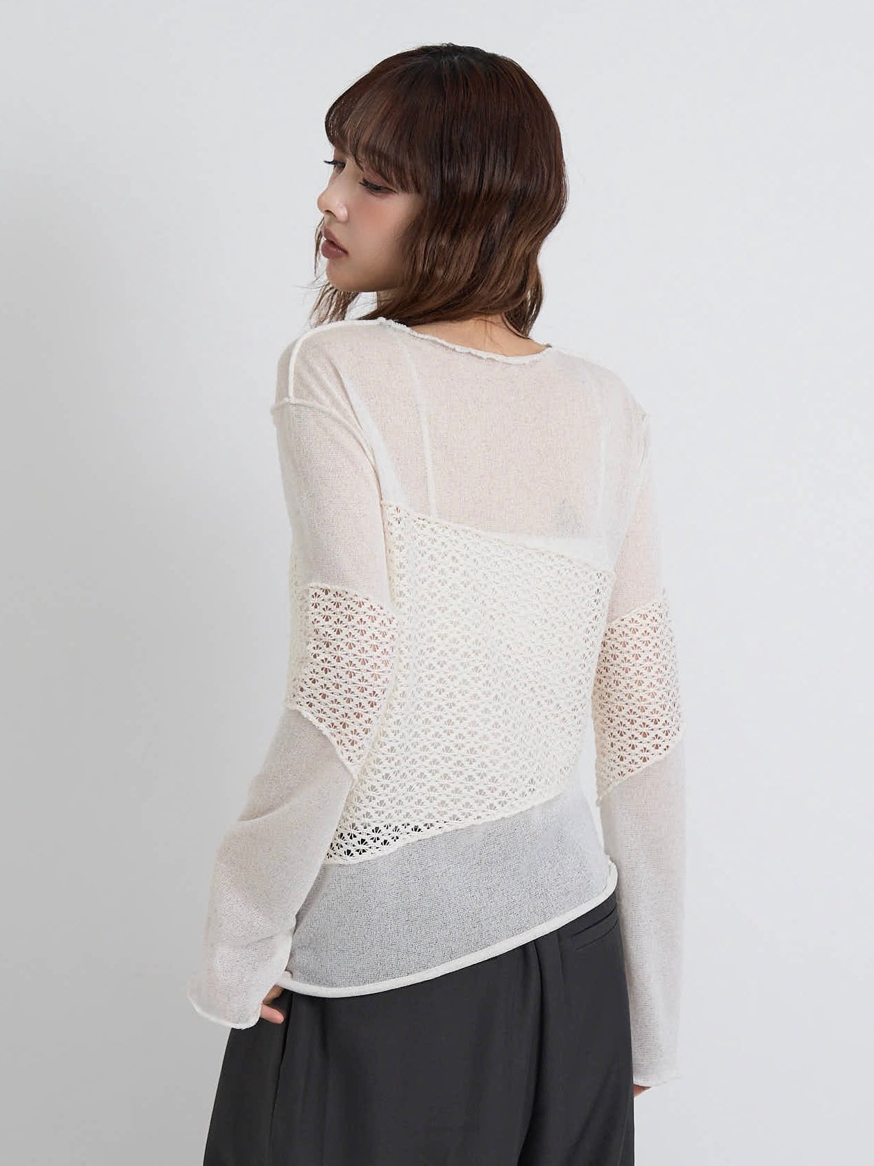 airy open summer knit tops