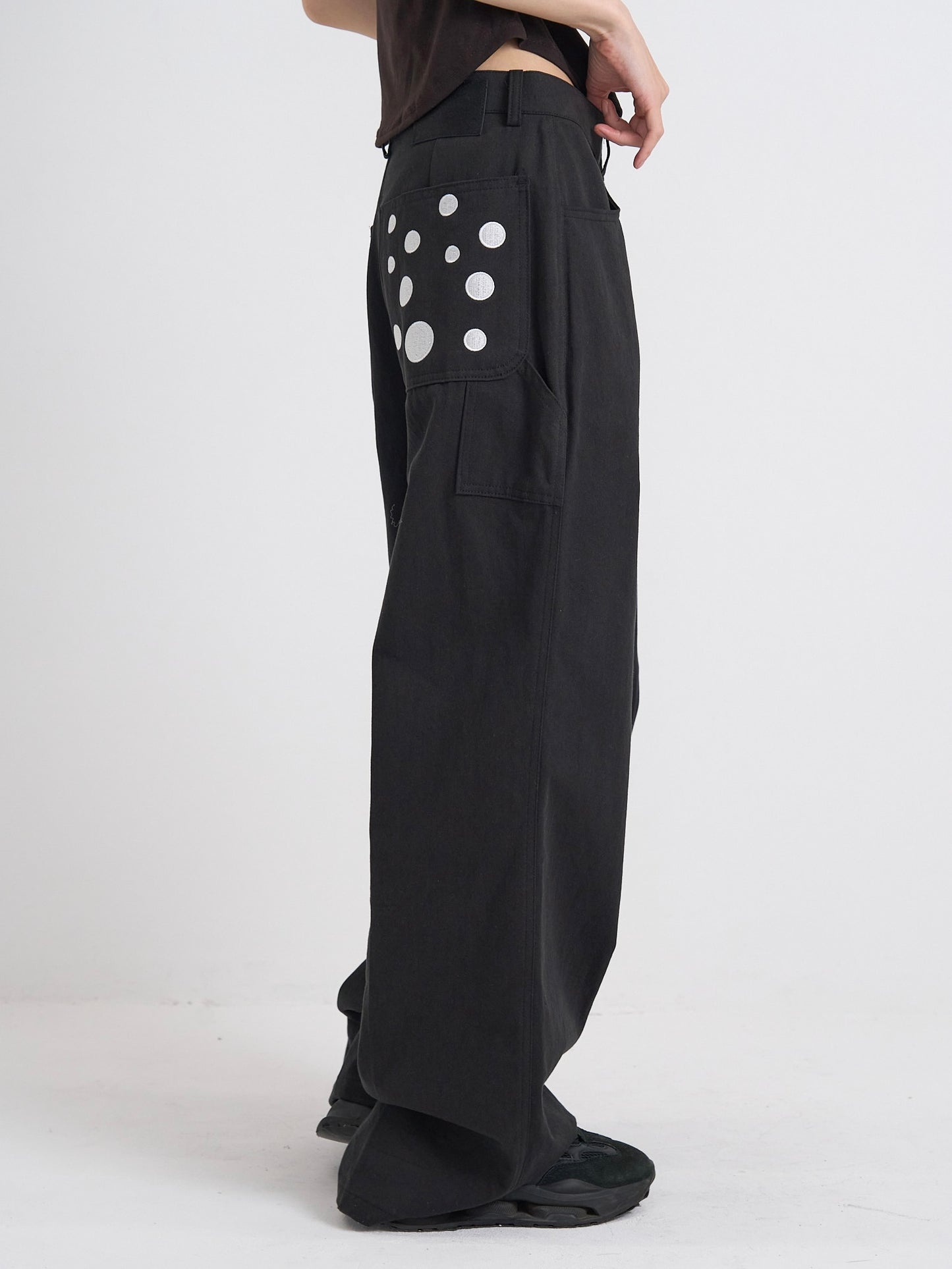 dot pocket pants