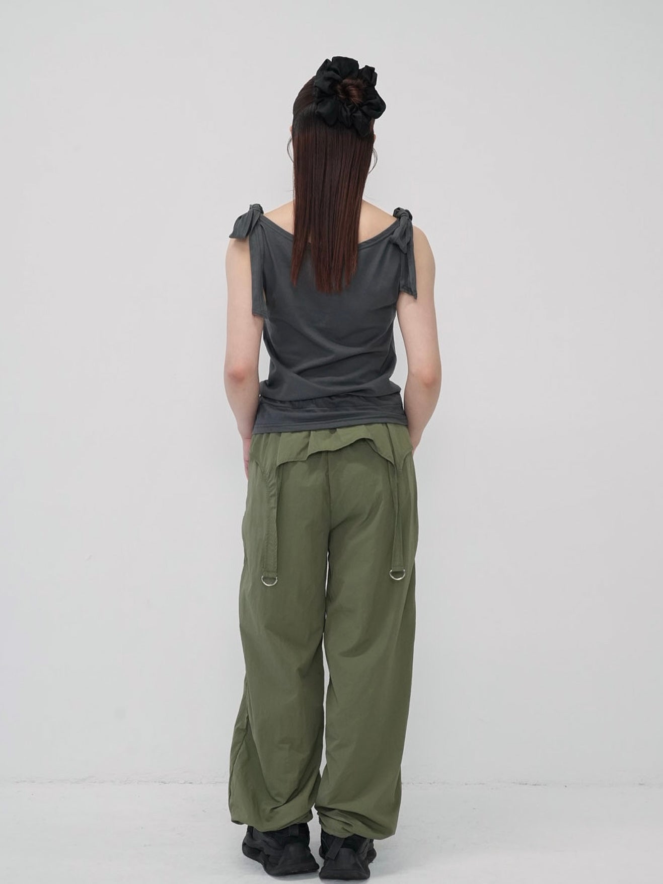 ribbon strap gather tops