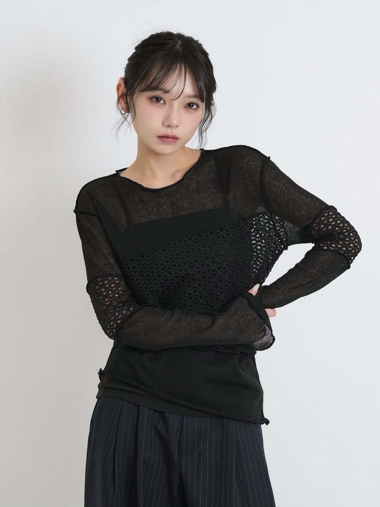 airy open summer knit tops