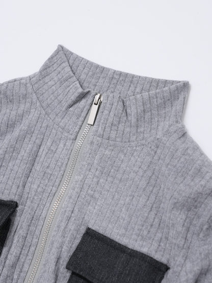 color scheme pocket cardigan