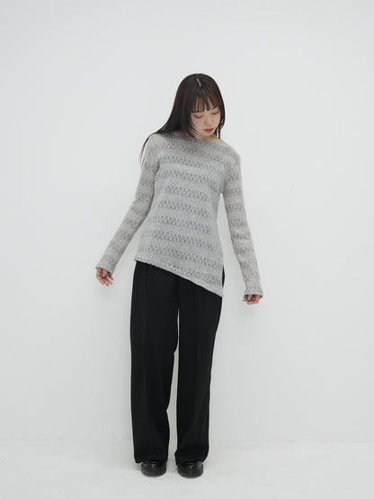 slit border long tops