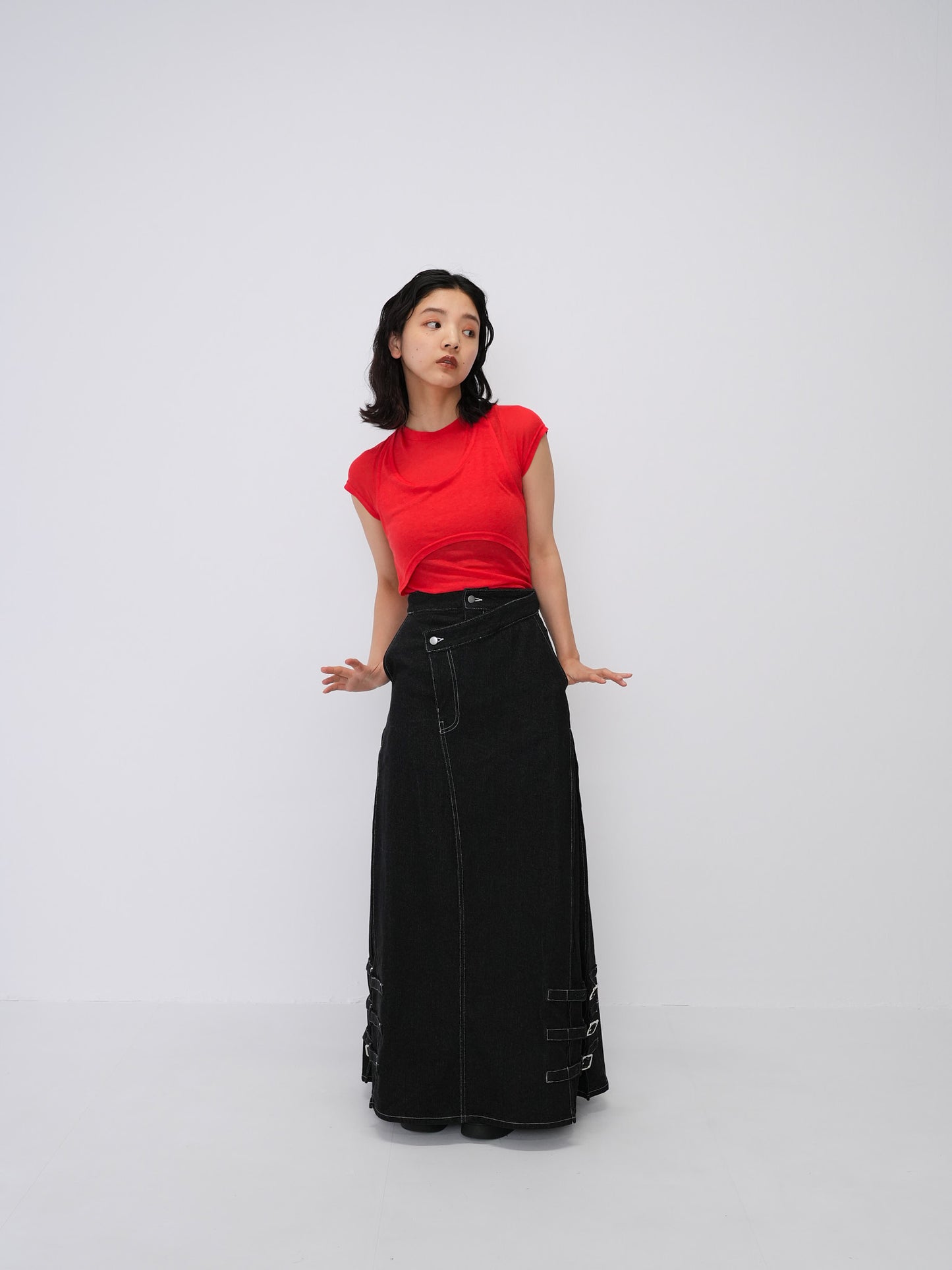 layered cap sleeve