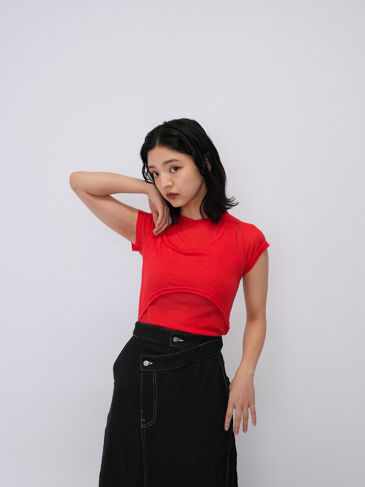 layered cap sleeve