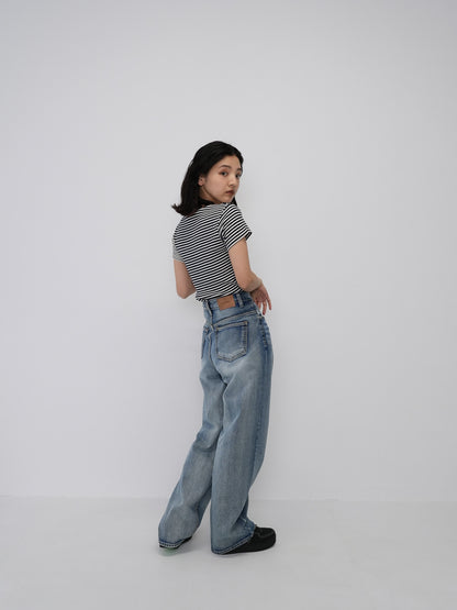 wash denim pants