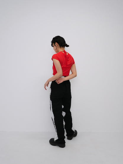 layered cap sleeve