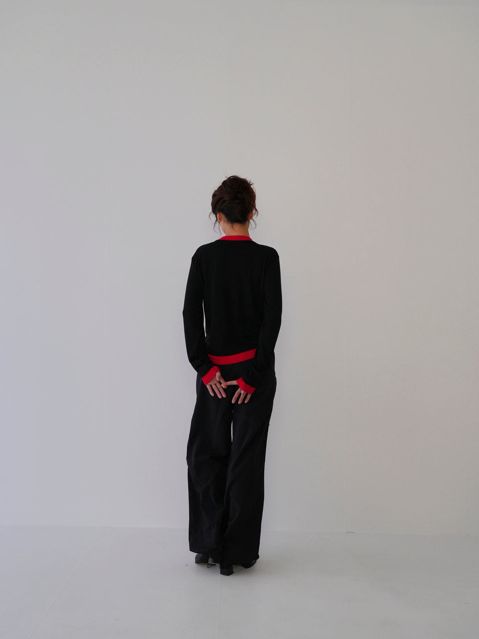 center line nylon pants