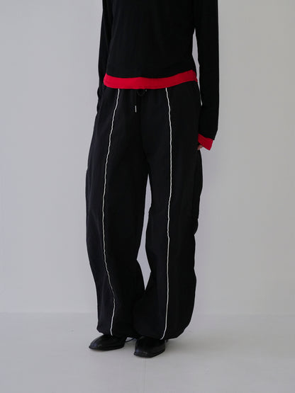 center line nylon pants