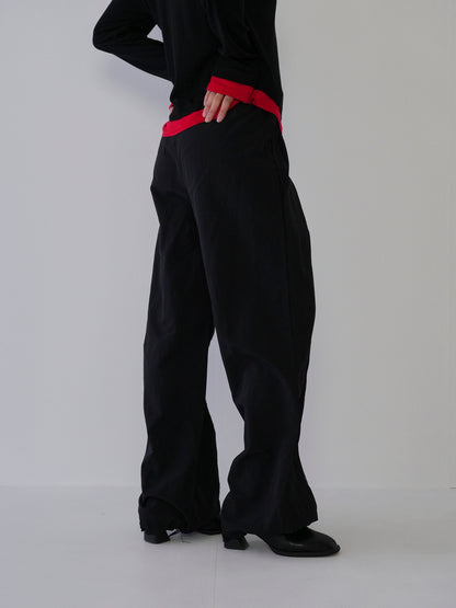 center line nylon pants