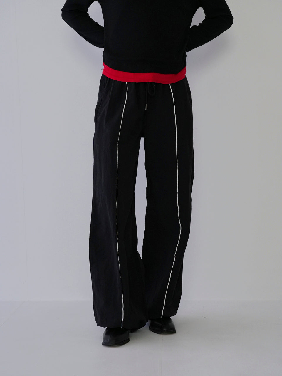 center line nylon pants