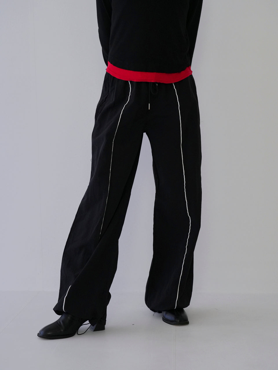 center line nylon pants