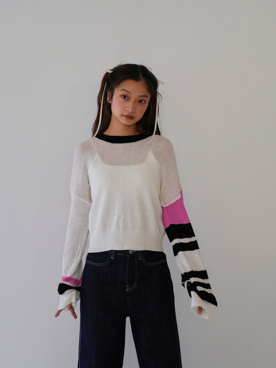 asymmetric summer knit