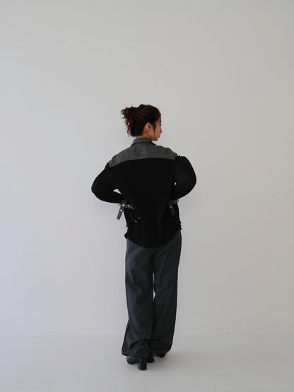 center line nylon pants