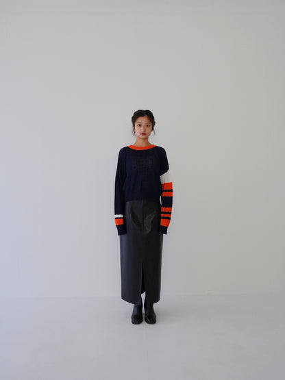 asymmetric summer knit