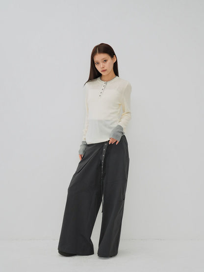 wrap cross pants