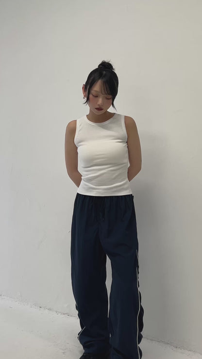 color rib tank top